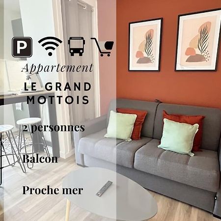 050 - Le Grand Mottois Studio, 2Pers - 100M Plage 拉格朗德默特 外观 照片